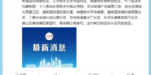 北京新增2个中风险地区︰(北京新增2个中风险地区有哪些)