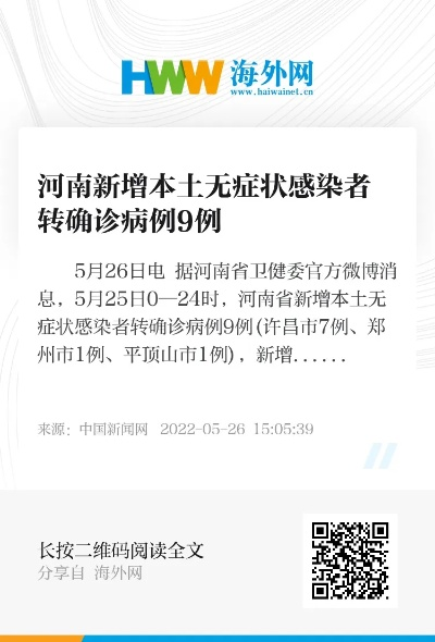 河南新增本土确诊病例9例-河南新增本土病例61例