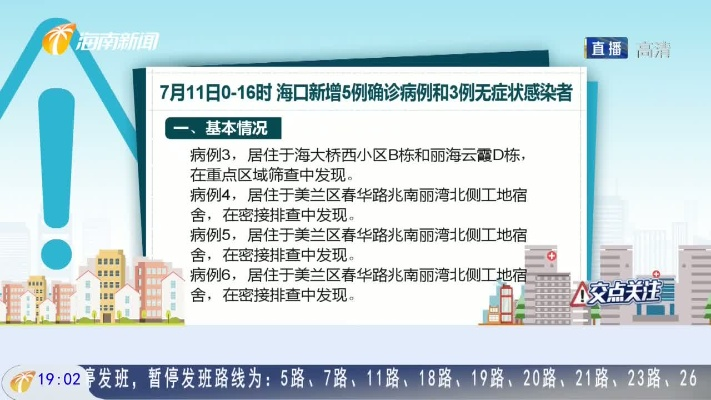「海口新增7例确诊病例」〃海口新增5例新冠肺炎情况