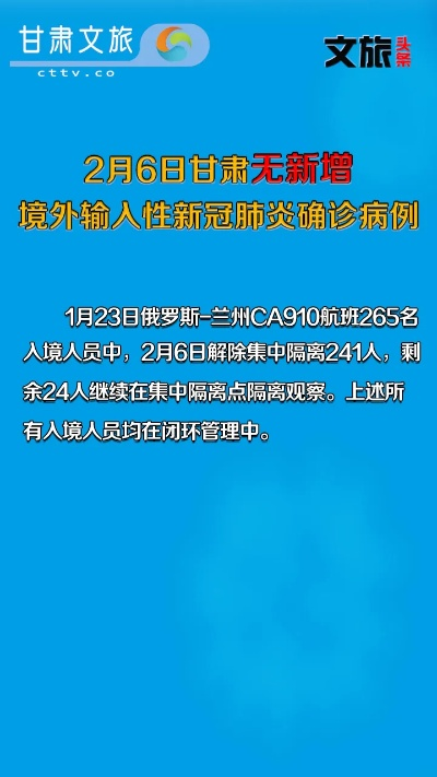 甘肃新增11例境外输入病例︰(甘肃新增2例境外输入病例) 甘肃新增11例境外输入病例︰(甘肃新增2例境外输入病例)