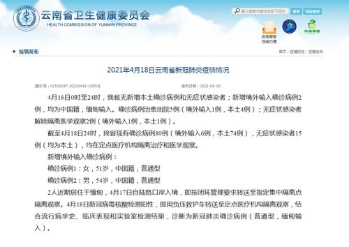 【云南新增2例缅甸输入确诊/云南新增境外输入确诊8例 均为缅甸输入】