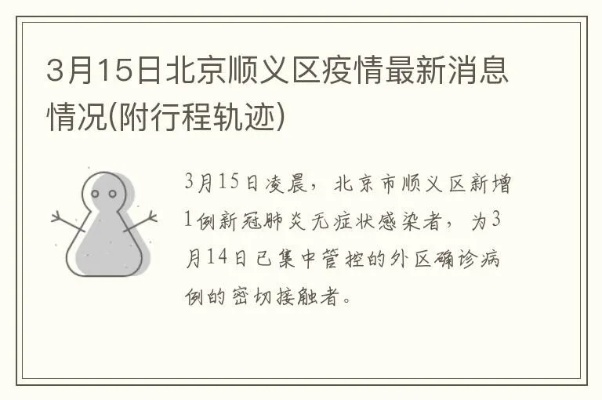 北京顺义疫情〃北京顺义疫情几号开始的