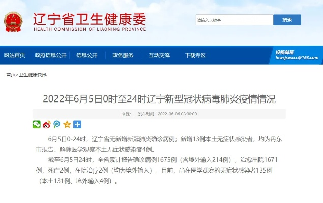 “辽宁新增13例本土无症状” 辽宁新增2例本土确诊6例无症状？