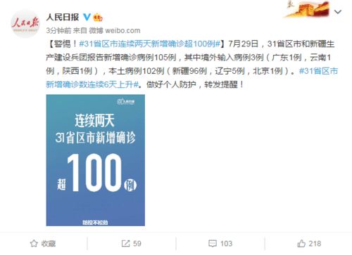 “31省区市新增105例” 31省区市新增2？