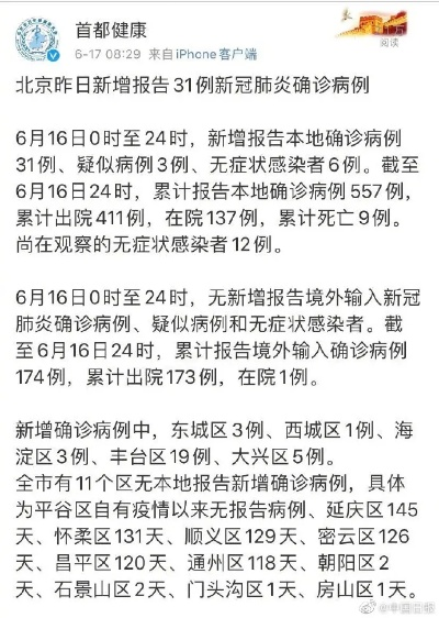 北京疫情有没有新增〃北京疫情有没有新增病例
