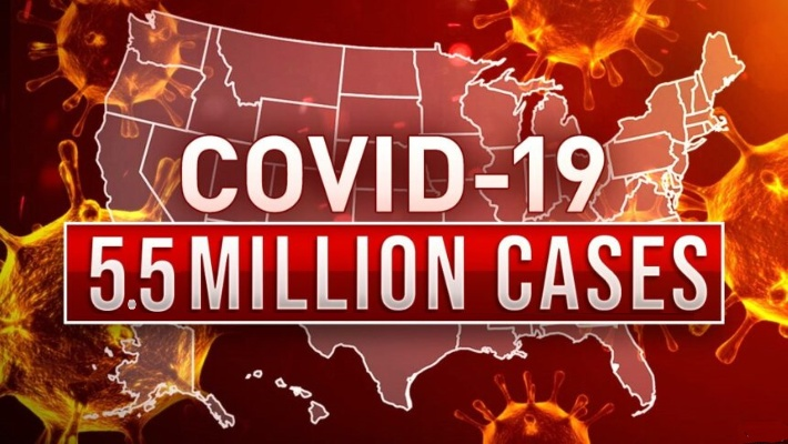 美国新冠病毒确诊超165万,美国新冠病毒确诊接近67万例