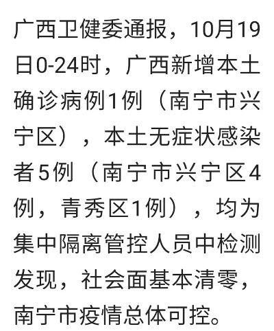 广西南宁疫情最新消息〃广西疫情最新消息南宁分布
