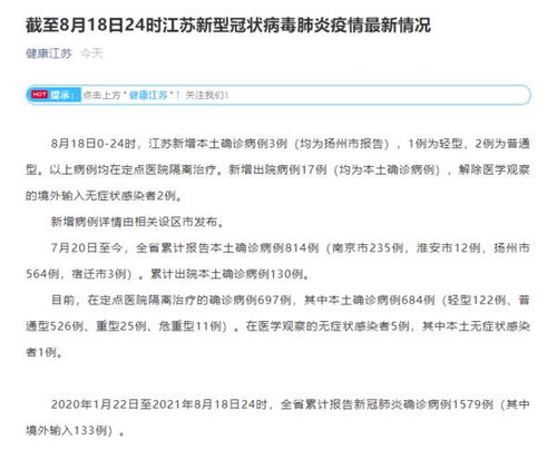 “江苏新增本土确诊病例22例” 江苏新增本土确诊病例7例轨迹？