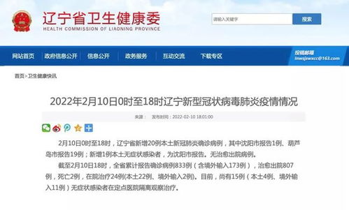 辽宁新增10例本土确诊︰(辽宁新增本土确诊详情) 辽宁新增10例本土确诊︰(辽宁新增本土确诊详情)