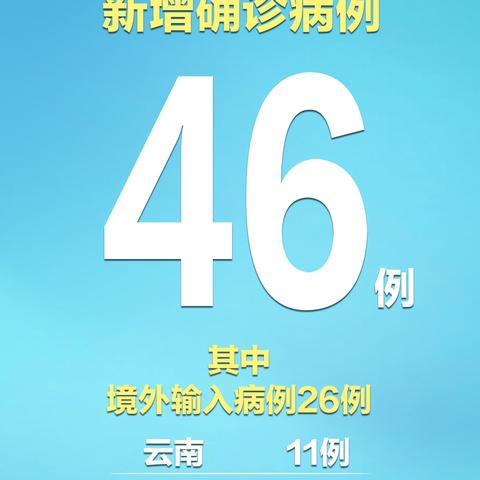 【31省区市新增境外输入11例/31省区市新增境外输入确诊16例】