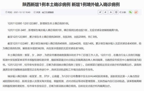 陕西西安一确诊病例︰(陕西西安报告1例疑似病例)