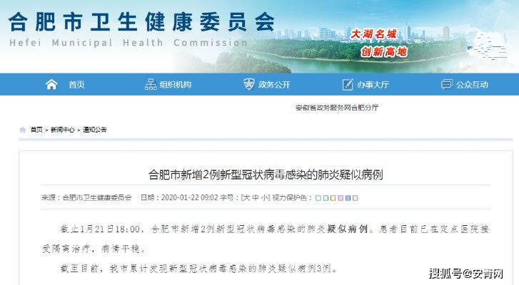 合肥今天发现了一例病例吗,合肥今天有几例新型肺炎 合肥今天发现了一例病例吗,合肥今天有几例新型肺炎