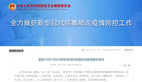 「31省新增23例确诊」〃31省新增确诊21例