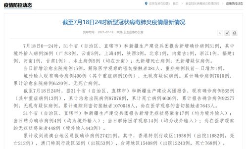 31省新增本土确诊1621例〃31省新增确诊92例 本土73例