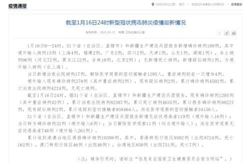 31省昨增1217例确诊,31省昨日新增1例本