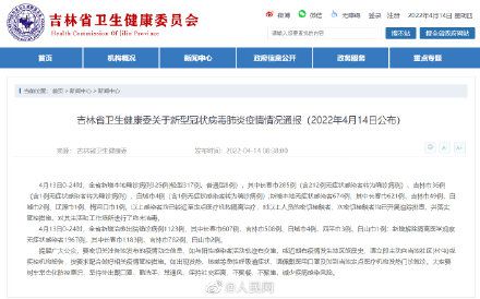 【吉林省新增本土确诊325例/吉林省新增12例本地确诊轨迹】