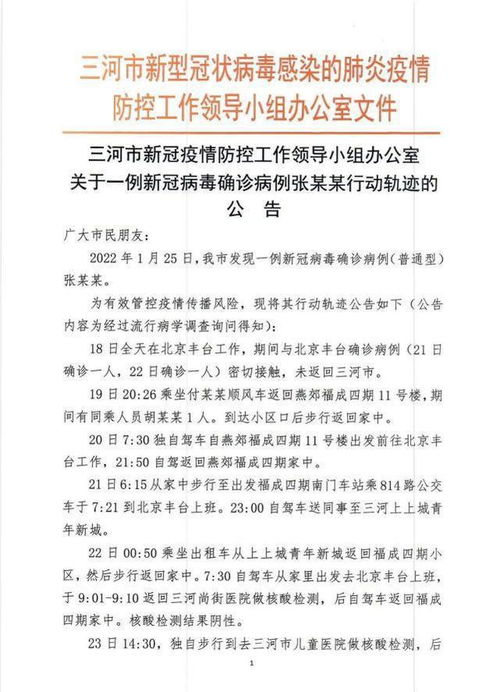 北京丰台公布新增确诊轨迹.北京丰台区确诊2例新冠肺炎病例