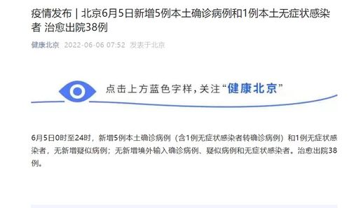 “北京新增本土确诊病例5例	” 北京新增本土确诊病例轨迹？